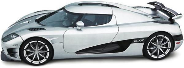 คอนิกเส็กก์ ซีซีเอ็กซ์อาร์ ทรีวิต้า (Koenigsegg CCXR Trevita) รถตัวพ่อที่แพงที่สึดในโลก สนนราคา 4.8 ล้านเหรียญสหรัฐฯ (ราว 163 ล้านบาท)
