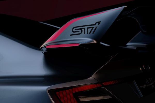 ด้านข้าง Subaru Viziv Performance STI 2018 