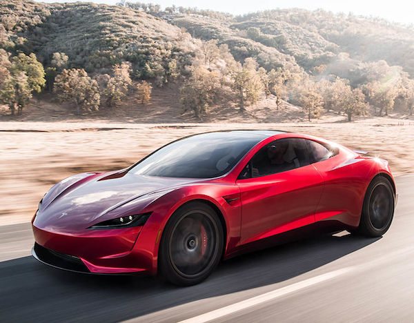 รถ Tesla Roadster 2020 