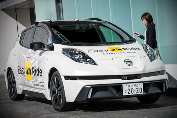 เทคโนโลยีไร้คนขับ ของ Nissan ภายใต้โปรเจค Robot Taxi Service 