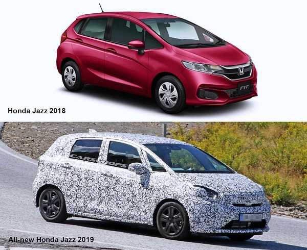 เปรียบเทียบดีไซน์ระหว่าง Honda Jazz 2018 และ Honda Jazz 2019