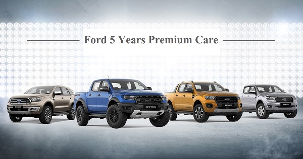 Ford 5 Years Premium Care มอบความคุ้มครองเพิ่มให้คุณมั่นใจตลอดการเดินทาง