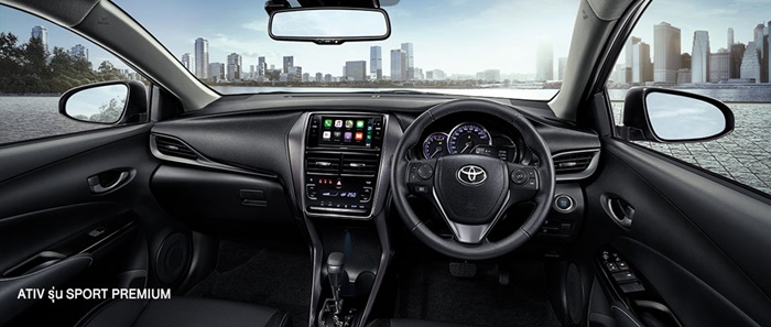 ภายในของ Toyota Yaris 2020