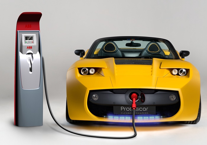 รถยนต์ไฟฟ้าขับเคลื่อนด้วยพลังงานไฟฟ้า