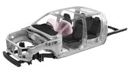Mazda BT-50 Pro Double Cab ให้การปกป้องผู้ขับขี่ในทุกเส้นทางผ่านโครงสร้างตัวถังที่ถูกขึ้นรูปจากเหล็กกล้าทนแรงดึงสูง Ultra High Tensile Steel ที่สามารถปกป้องห้องโดยสารจากแรงกระแทกได้รอบทิศทาง - 9