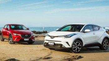จับกระแสความร้อนแรงของรถราคาหลักล้าน  Toyota C-HR 2018 ปะทะ  Mazda CX-3 