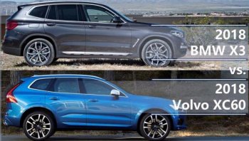 เปรียบเทียบ SUV ระดับพรีเมี่ยม 2018 Volvo XC60 vs 2018 BMW X3  
