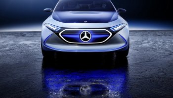 ขุมพลังไฟฟ้าใน Mercedes-Benz Concept EQA ต้นแบบรถไฟฟ้ารุ่นเล็กในงาน Mercedes-Benz Concept EQA 
