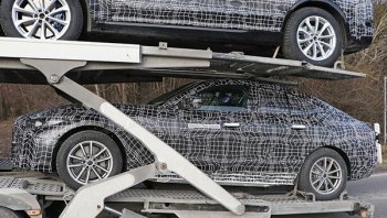 เผยภาพลับของ BMW i4 รถยนต์ไฟฟ้าว่าที่คู่แข่ง Tesla Model 3 ปรากฏตัวบนรถเทรลเลอร์ คาดอาจเผยให้เห็นเต็มตาไม่เกิน 2021