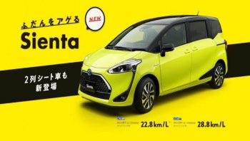 เผยโฉม Toyota Sienta ไมเนอร์เชนจ์ในไทยสิงหาคม 2562