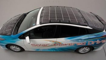 Toyota ร่วมมือกับ NEDO และ Sharp ติดตั้ง high-efficiency solar cells บนรถพลังงานไฟฟ้า เพิ่มระยะทางได้อีก 56 กม.