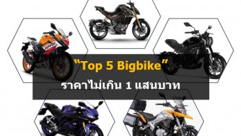 รีวิวรถมอเตอร์ไซค์น่าซื้อมากที่สุด ราคาไม่เกิน 1 แสนบาท สำหรับคนรัก Bigbike!