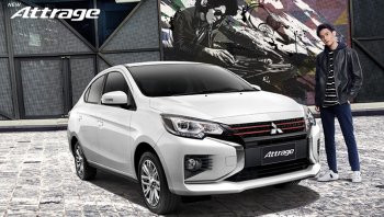 Mitsubishi Attrage 2020 ใหม่ปรับโฉม เปิดตัว 4 รุ่นย่อย ราคา 4.94-6.24 แสนบาท