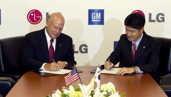 GM จับมือ LG Chem ร่วมพัฒนารถไฟฟ้าพลังแบตเตอรี่