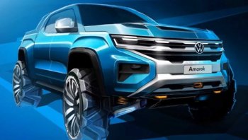 Volkswagen Amarok 2021 โฉมใหม่ เปิดภาพสเก็ตช์ ก่อนเริ่มขายปี 2022