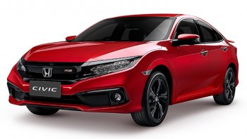 Honda Civic Turbo RS 2020 เพิ่มสีใหม่ แดง อิกไนต์ ราคา 1.219 ล้านบาท