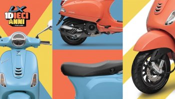 ราคาและตารางผ่อน ดาวน์ 2021 Vespa LX 125 I-GET 10TH ANNI
