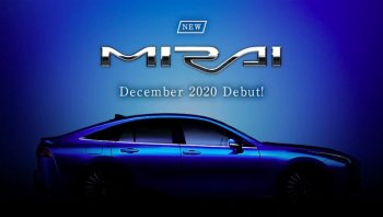 Toyota Mirai เจนเนอเรชั่นที่สองจะเปิดตัวในเดือนธันวาคม 2563