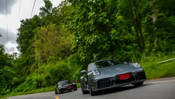 ปอร์เช่ 911 GTS T-Hybrid และ 911 Carrera ใหม่ สัมผัสสมรรถนะเร้าใจทุกโค้ง บนเส้นทางสุดท้าทายกลางธรรมชาติที่เชียงใหม่
