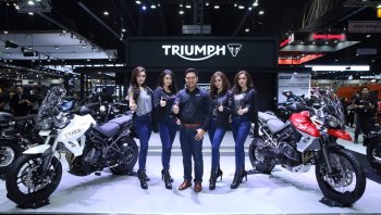 “ไทรอัมพ์ มอเตอร์ไซเคิลส์” เผยมอเตอร์เอ็กซ์โป 2017 คึกคัก สาวกบิ๊กไบค์จองร่วม 400 คัน