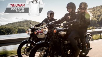 “ไทรอัมพ์ มอเตอร์ไซเคิลส์” ชวนเทสต์ไรด์รับไอเทมพิเศษ “เสื้อยืด ไทรอัมพ์ สปิริท ออฟ ฟิฟตี้ไนน์” ลิมิเต็ด อิดิชั่น