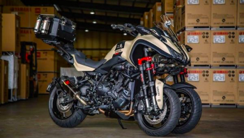 มอเตอร์ไซค์ 3 ล้อติดเทอร์โบ Yamaha Niken Turbocharge