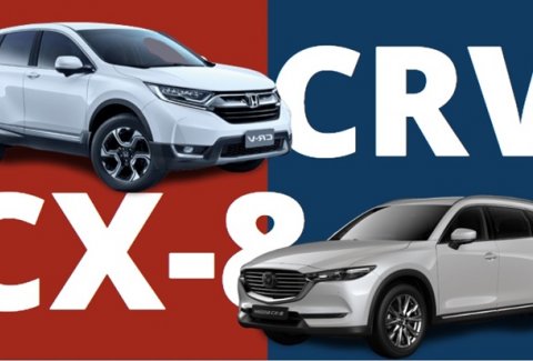 เทียบ Mazda CX 8 2020 กับ Honda CRV 2019 คันไหนถูกใจคุณ!