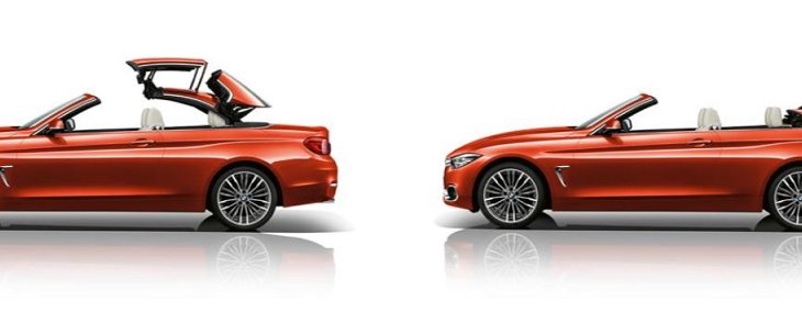 BMW 4 Series Convertible 2018  สามารถเปิดและปิดได้อย่างรวดเร็วแม้ขณะขับรถด้วยความเร็ว 18 กม. / ชม. 