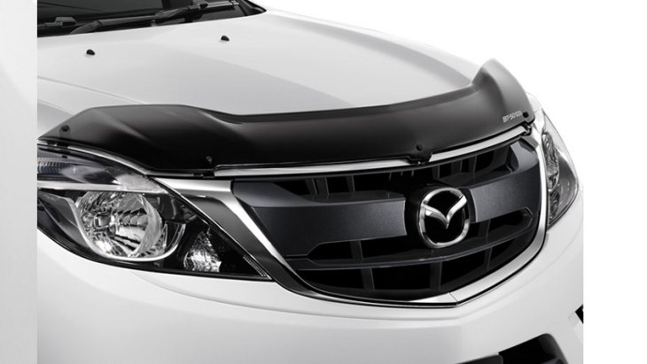 ชุดแต่ง Mazda BT-50 PRO แผงกันแมลงฝากระโปรงหน้า หมายเลขอะไหล่ : UC2WV4330 ราคา 1,950 บาท (ไม่รวม VAT)