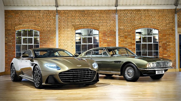  Aston Martin DBS Superleggera Special Edition รุ่่นนี้ได้แรงบันดาลใจจาก Aston Martin DBS ปี 1969 ในภาพยนตร์ พยัคฆ์ร้าย 007 ชุดที่ 6 On Her Majesty's Secret Service กับบทบาทพาหนะคู่ใจเจมส์ บอนด์ 007