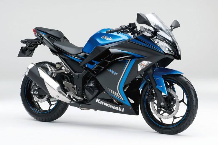 Ninja 300 ดำ-ฟ้า