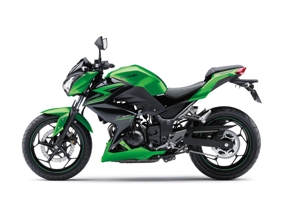 Kawasaki Z300 สีเขียว Kawasaki Z300 สีเขียว