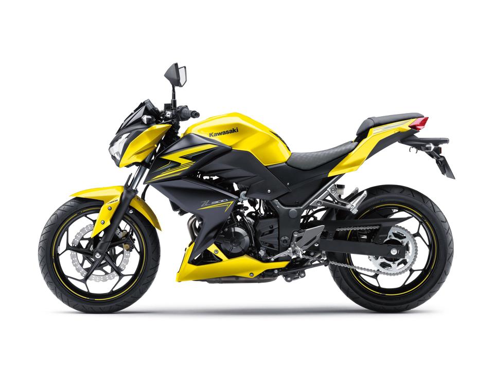 Kawasaki Z300 สีเหลือง Kawasaki Z300 สีเหลือง