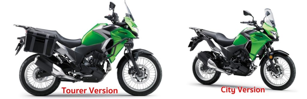 เปรียบเทียบ Versys-X 300 ตัว Tourer และ City เปรียบเทียบ Versys-X 300 ตัว Tourer และ City