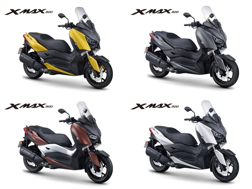 XMAX-300 สีที่มีจำหน่าย XMAX-300 สีที่มีจำหน่าย