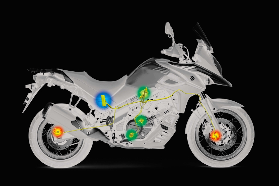 Traction Control 5 จุด เหมือนรุ่นพี่ V-Strom 1000 Traction Control 5 จุด เหมือนรุ่นพี่ V-Strom 1000
